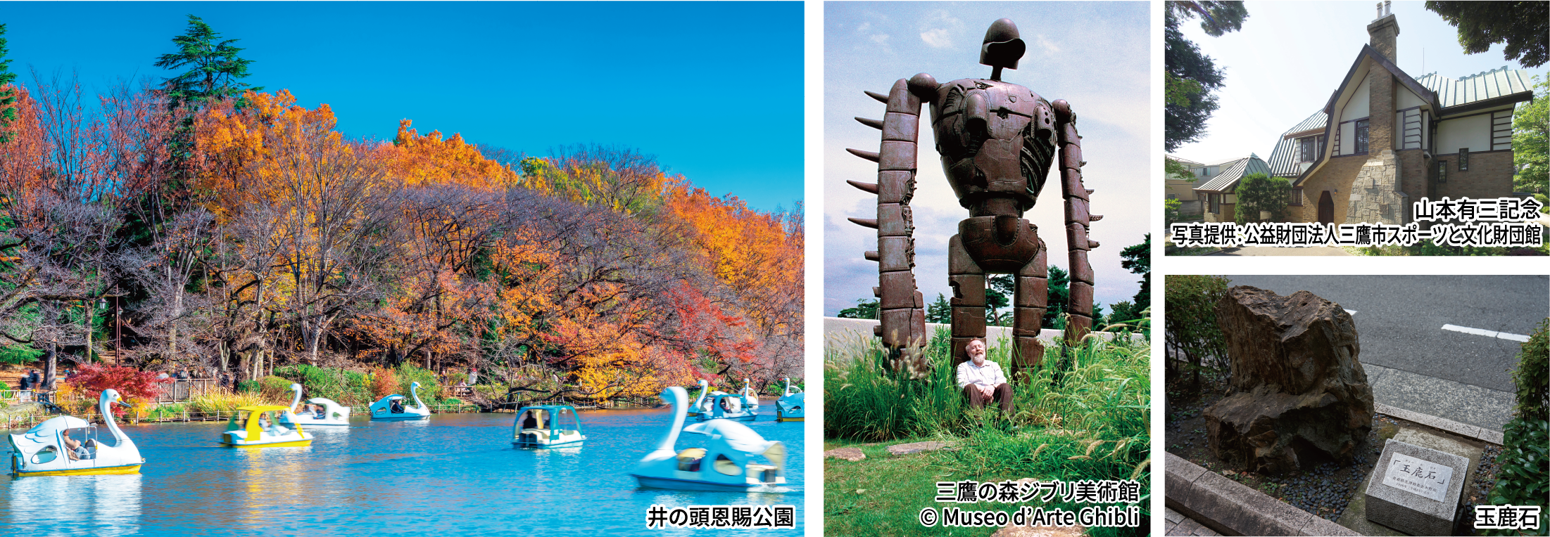 街の賑わいと風の散歩道吉祥寺・三鷹コース（約2.6km）